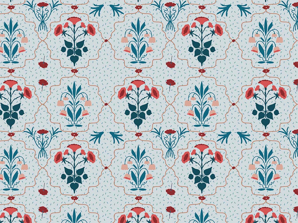 From the pattern collection Beneath the Oaks