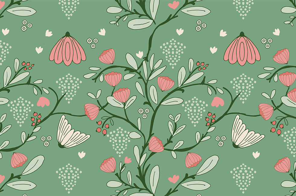 Pattern collection Flower Embroidery No. II